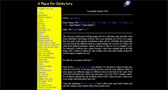 Desktop Screenshot of aplaceforcollectors.it